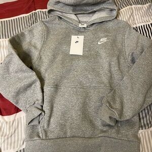 Nike kids Heather Gray Pullover Hoodie